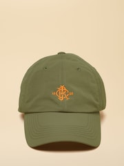 Joules Daley Khaki Green Nylon Baseball Cap - Image 5 of 8