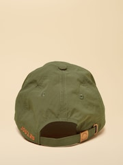 Joules Daley Khaki Green Nylon Baseball Cap - Image 6 of 8