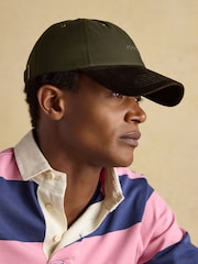 Joules Daley Green Wax Baseball Cap - Image 1 of 7