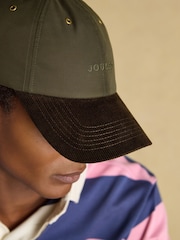 Joules Daley Green Wax Baseball Cap - Image 2 of 7