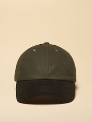 Joules Daley Green Wax Baseball Cap - Image 3 of 7