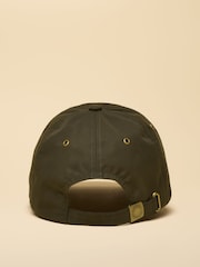 Joules Daley Green Wax Baseball Cap - Image 4 of 7