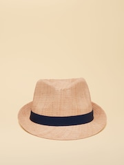 Joules Halstow Natural Trilby Hat - Image 3 of 7