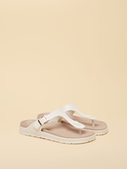 Hvit - Joules Soleil Buckle Flippflopper - Bilde 1 av 6