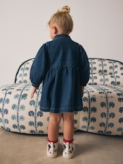 Denim Dark Blue Shirt Dress (3mths-8yrs) - Image 3 of 8
