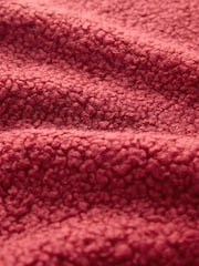 Barva češnje - 100% Recycled Polyester Teddy Borg Cosy Quarter Zip Fleece - Slika 3 iz 3