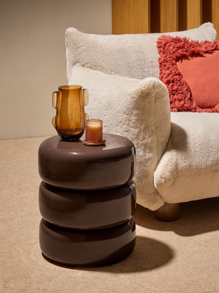 MADE.COM Chocolate Brown Coen Side Table - Image 1 of 5