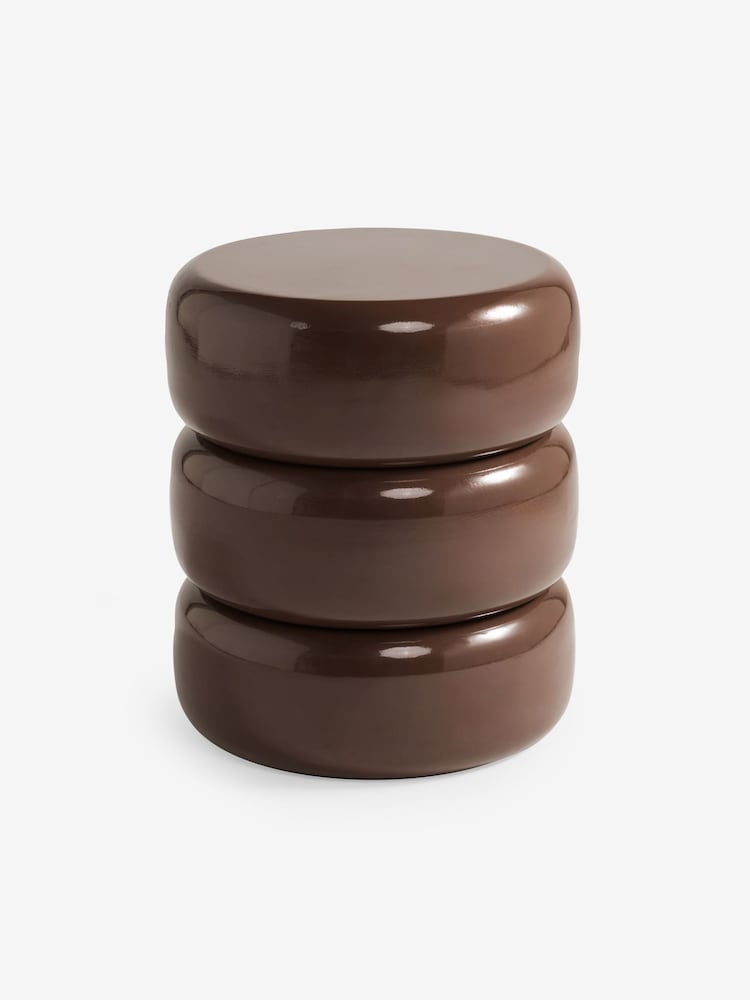 MADE.COM Chocolate Brown Coen Side Table - Image 5 of 5