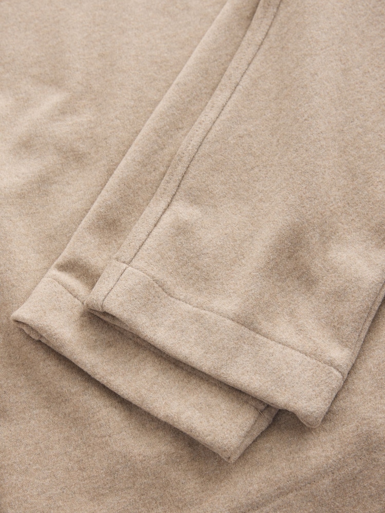 Mocha Brown Soft Brushed Finish Slouch Neck Longsleeve Sweatshirt - Image 2 of 3 Mocha Brown Soft Brushed Finish Slouch Neck Longsleeve Sweatshirt - Image 2 of 3