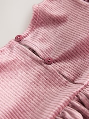 Rosa, gerippt - Samt-Partykleid mit Rüschen (3M.–8J.) - Bild 8 von 8