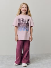 Pink/Blue The Beatles License Band T-Shirt (3-16yrs) - Image 3 of 4