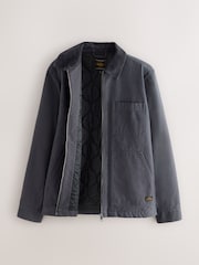 Charcoal Grey Canvas Chore Jacket - Image 2 of 7
