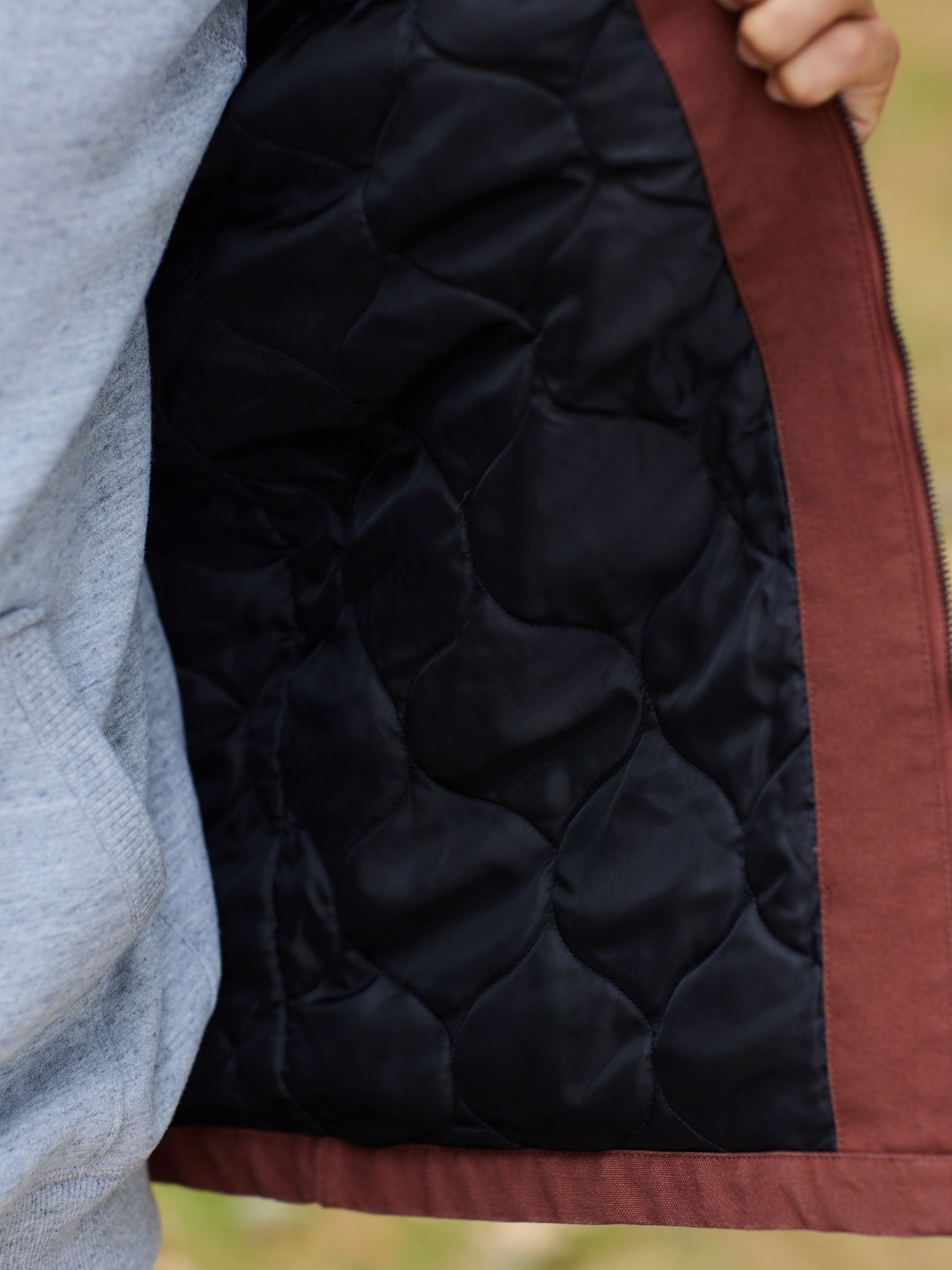 Buy Rust Brown Canvas Chore Jacket from Next Singapore