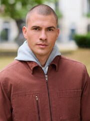 Rust Brown Canvas Chore Jacket - Image 6 of 12
