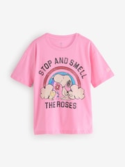 Gap Pink Snoopy Graphic T-Shirt (4-13yrs) - Image 1 of 5