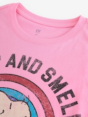 Gap Pink Snoopy Graphic T-Shirt (4-13yrs) - Image 3 of 5