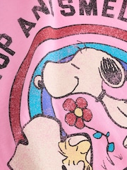 Gap Pink Snoopy Graphic T-Shirt (4-13yrs) - Image 4 of 5