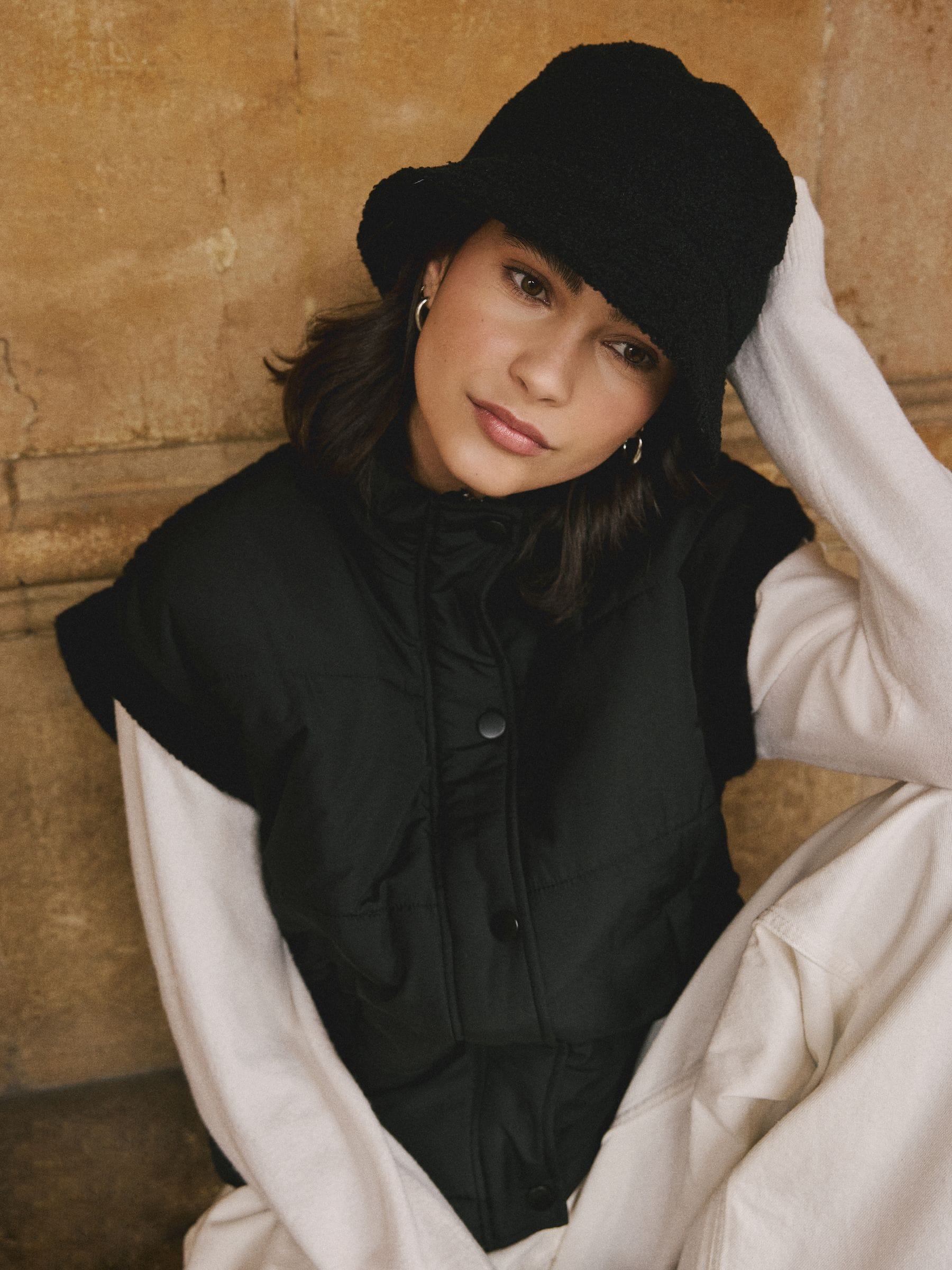 Buy Black Reversible Bucket Hat from the Next UK online shop