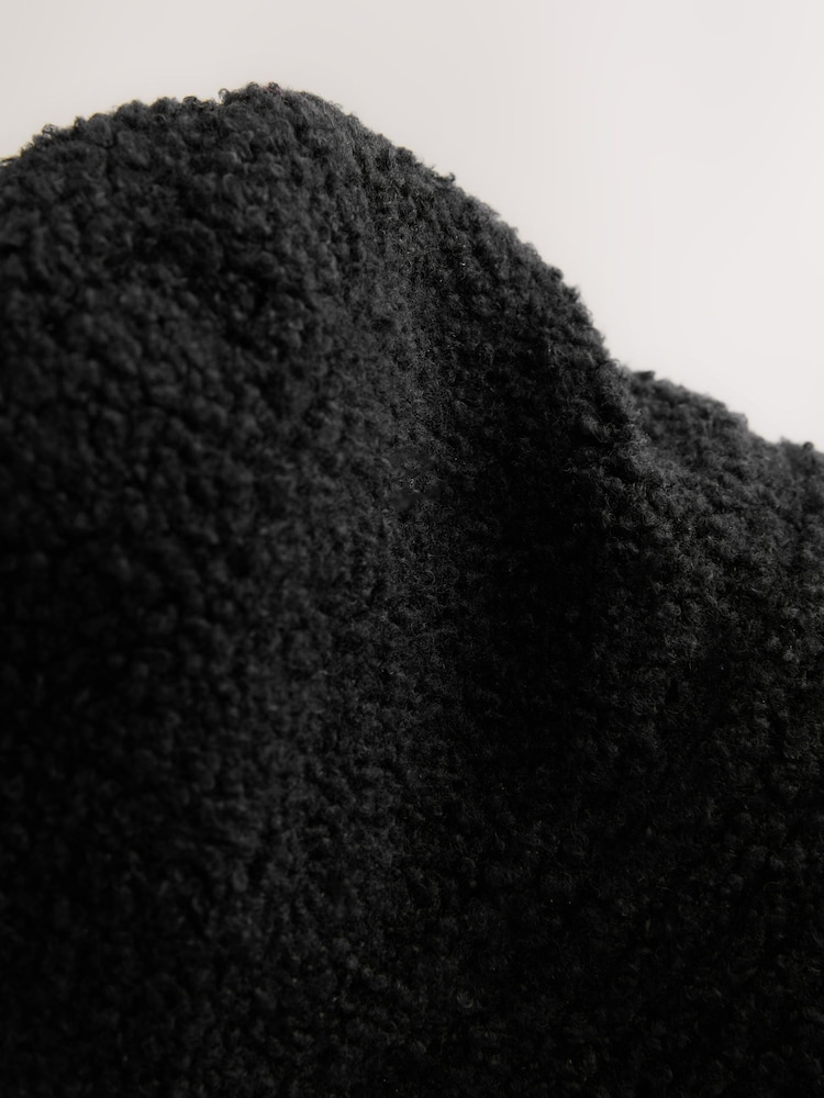Black Borg/Nylon Reversible Bucket Hat - Image 4 of 4