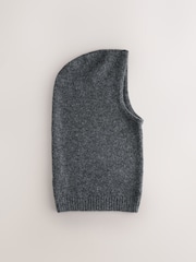 Charcoal Grey Knitted Bonnet Hat - Image 4 of 6