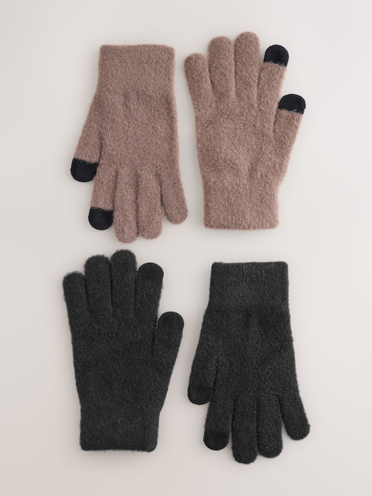 Mink/Black Magic Gloves 2 Pack - Image 1 of 3