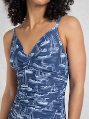 Weird Fish Light Blue Penelope Printed Swimsuit - Image 3 of 7