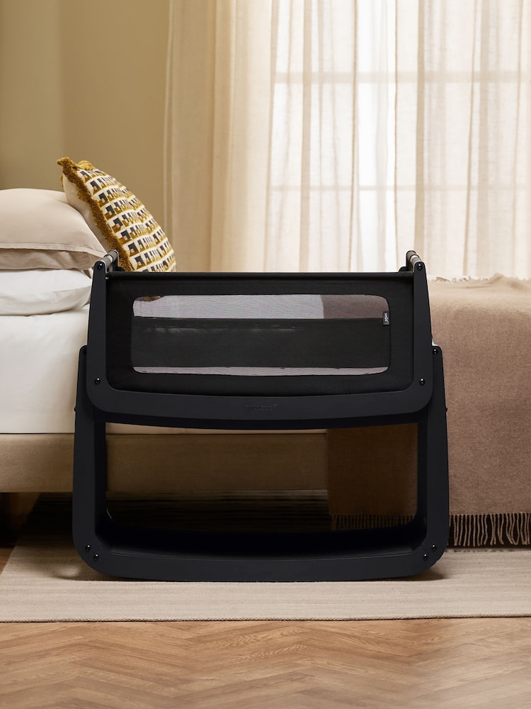 Snuz Graphite SnuzPod 5 Bedside Crib - Image 1 of 8