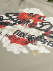 Superdry Green Vintage Logo Tokyo Relaxed T-Shirt - Image 6 of 6