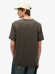 Superdry Grey Athletic Essential Graphic 100% Cotton T-Shirt - Image 2 of 4