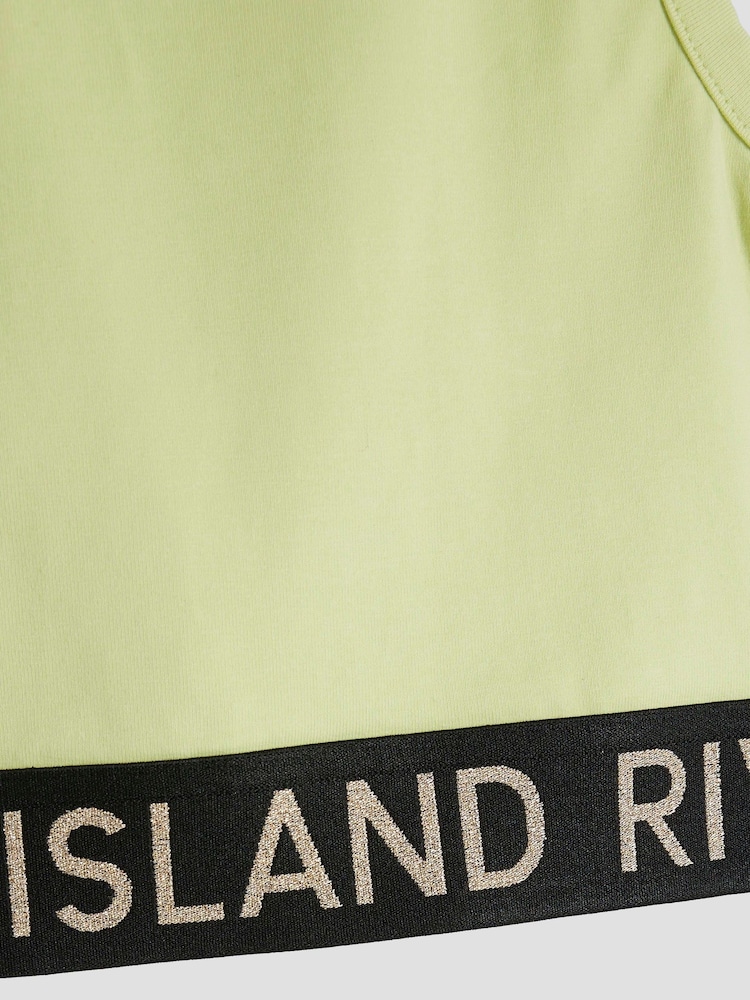 River Island Green Glitter Waistband Tank Set - Image 4 of 5