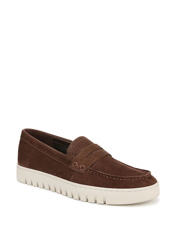 Vionic Mens Regular Fit Uptown Brown Loafers - Image 3 of 6