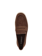 Vionic Mens Regular Fit Uptown Brown Loafers - Image 5 of 6