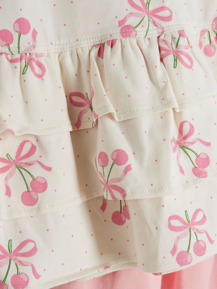 River Island Pink Girls RaRa Skirts 2 Pack - Image 4 of 4