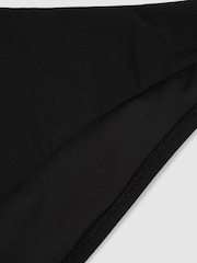 Reiss Black Carina High Cut Bikini Bottoms - Image 5 of 5