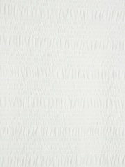 River Island White Girls 100% Cotton Shirred Broderie Rara Dress - Image 4 of 4