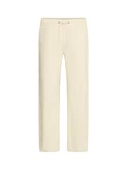 Blend Cream Regular Fit Linen Mix Trousers - Image 5 of 5