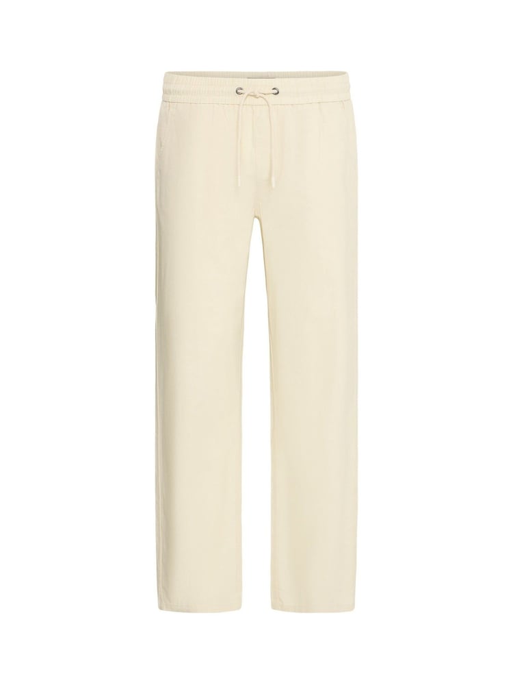 Blend Cream Regular Fit Linen Mix Trousers - Image 5 of 5 Blend Cream Regular Fit Linen Mix Trousers - Image 5 of 5