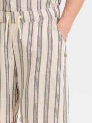 Creme - Blend Textured Striped Shorts - Bild 3 von 5