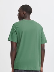 Blend Green Embroidered Short Sleeve  100% Cotton T-Shirt - Image 2 of 5