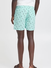 Blend Blue Penguin Print Swim Shorts - Image 3 of 6