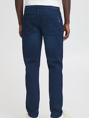 Blend Denim Dark Blue Tapered Fit Mid Stretch Jeans - Image 2 of 5