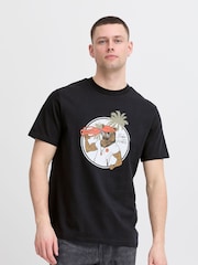 Blend Black Printed Short Sleeve T-Shirt - Image 1 of 5