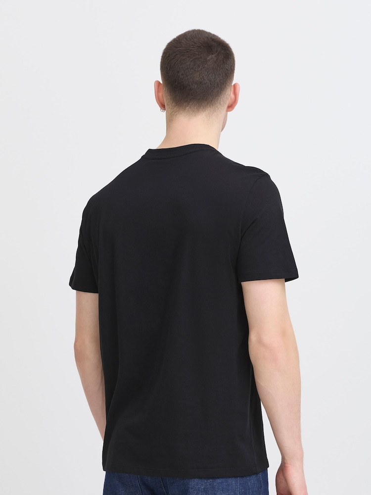 Blend Black Surfer Printed Short Sleeve 100% Cotton T-Shirt - Image 2 of 5