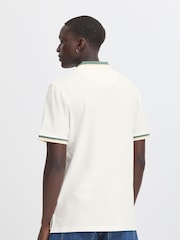 Weiß - Blend Resort Short Sleeve 100% Cotton Polo Shirt - Bild 4 von 5