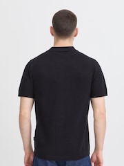 Blend Black Knitted Short Sleeve 100% Cotton Shirt - Image 4 of 5