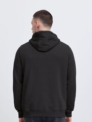 Blend Black Chest Print Hooded Sweatshirt - Image 2 of 5