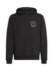 Blend Black Chest Print Hooded Sweatshirt - Image 5 of 5