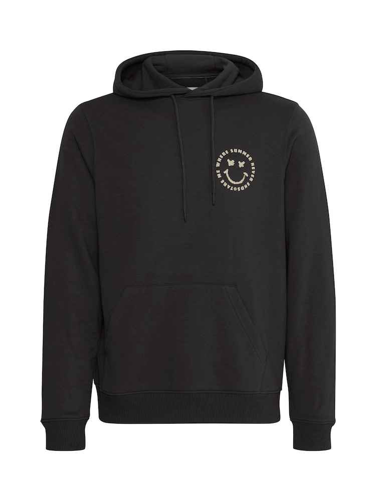 Blend Black Chest Print Hooded Sweatshirt - Image 5 of 5