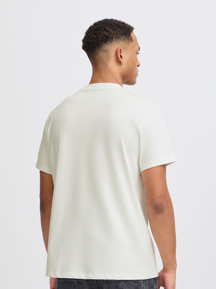 Blend White Bear Printed Short Sleeve T-Shirt - Image 2 of 5 Blend White Bear Printed Short Sleeve T-Shirt - Image 2 of 5