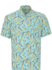 Blend Blue Sand Chilli Print Short Sleeve Shirt - Image 5 of 5